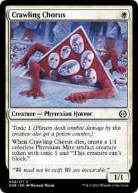Crawling Chorus - Phyrexia: All Will Be One - Magic: The Gathering card