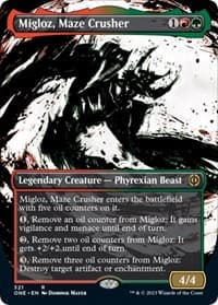 Migloz, Maze Crusher (Showcase) - Phyrexia: All Will Be One - Magic: The Gathering card
