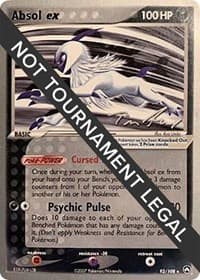 Absol ex - 2007 (Tom Roos) - World Championship Decks - Pokemon card