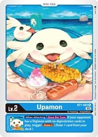 Upamon - BT1-003 (Winner Pack Dimensional Phase) - Release Special Booster 1.0 - Digimon Card Game card