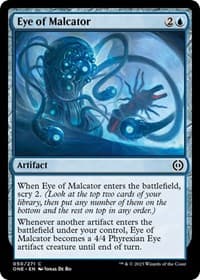 Eye of Malcator - Phyrexia: All Will Be One - Magic: The Gathering card