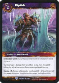 Riptide - Twilight of the Dragons - WoW card