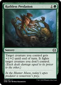 Ruthless Predation - Phyrexia: All Will Be One - Magic: The Gathering card
