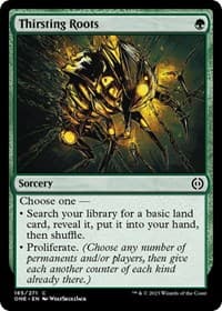 Thirsting Roots - Phyrexia: All Will Be One - Magic: The Gathering card