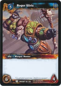 Roger Ulric - Twilight of the Dragons - WoW card