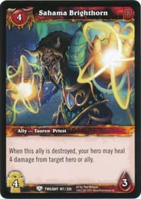 Sahama Brighthorn - Twilight of the Dragons - WoW card