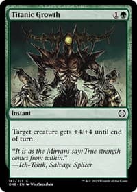Titanic Growth - Phyrexia: All Will Be One - Magic: The Gathering card