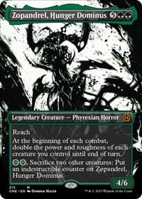 Zopandrel, Hunger Dominus (Showcase) - Phyrexia: All Will Be One - Magic: The Gathering card