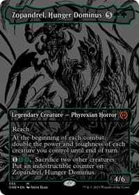 Zopandrel, Hunger Dominus (Oil Slick Raised Foil) - Phyrexia: All Will Be One - Magic: The Gathering card