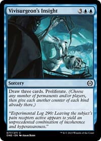 Vivisurgeon's Insight - Phyrexia: All Will Be One - Magic: The Gathering card