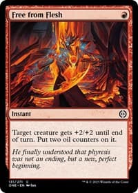 Free from Flesh - Phyrexia: All Will Be One - Magic: The Gathering card