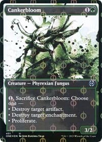 Cankerbloom (Showcase) (Step-and-Compleat Foil) - Phyrexia: All Will Be One - Magic: The Gathering card