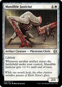 Mandible Justiciar - Phyrexia: All Will Be One - Magic: The Gathering card