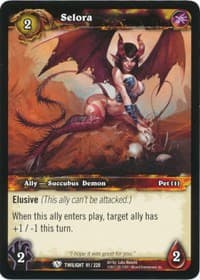 Selora - Twilight of the Dragons - WoW card
