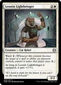 Leonin Lightbringer - Phyrexia: All Will Be One - Magic: The Gathering card