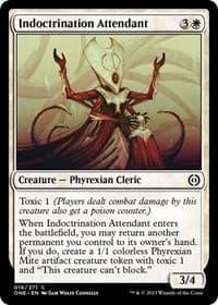 Indoctrination Attendant - Phyrexia: All Will Be One - Magic: The Gathering card
