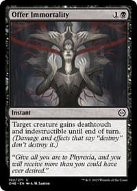 Offer Immortality - Phyrexia: All Will Be One - Magic: The Gathering card