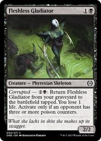 Fleshless Gladiator - Phyrexia: All Will Be One - Magic: The Gathering card