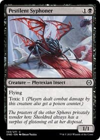 Pestilent Syphoner - Phyrexia: All Will Be One - Magic: The Gathering card