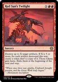 Red Sun's Twilight - Phyrexia: All Will Be One - Magic: The Gathering card