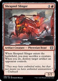 Shrapnel Slinger - Phyrexia: All Will Be One - Magic: The Gathering card