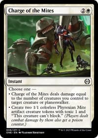 Charge of the Mites - Phyrexia: All Will Be One - Magic: The Gathering card