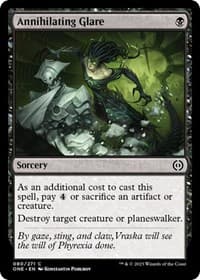Annihilating Glare - Phyrexia: All Will Be One - Magic: The Gathering card