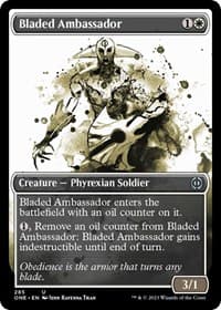 Bladed Ambassador (Showcase) - Phyrexia: All Will Be One - Magic: The Gathering card