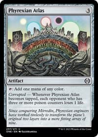 Phyrexian Atlas - Phyrexia: All Will Be One - Magic: The Gathering card