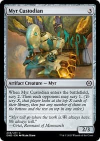 Myr Custodian - Phyrexia: All Will Be One - Magic: The Gathering card