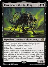 Karumonix, the Rat King (ONE Bundle) - Unique and Miscellaneous Promos - Magic: The Gathering card