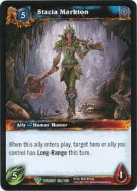 Stacia Markton - Twilight of the Dragons - WoW card