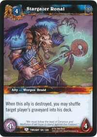 Stargazer Ronal - Twilight of the Dragons - WoW card