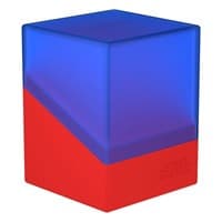 Synergy Boulder Deck Case 100+ - Blue/Red - Ultimate Guard Deck Boxes - Deck Boxes card