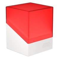 Synergy Boulder Deck Case 100+ - Red/White - Ultimate Guard Deck Boxes - Deck Boxes card