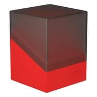 Synergy Boulder Deck Case 100+ - Red/Black - Ultimate Guard Deck Boxes - Deck Boxes card