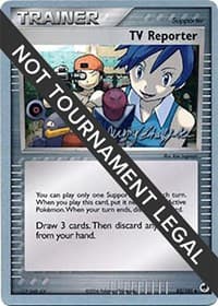 TV Reporter - 2007 (Jeremy Scharff-Kim) - World Championship Decks - Pokemon card
