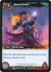 Tania Falan - Twilight of the Dragons - WoW card