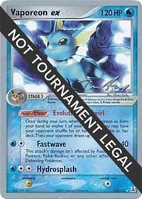 Vaporeon ex - 2007 (Tom Roos) - World Championship Decks - Pokemon card