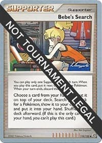 Bebe's Search - 2008 (Jason Klaczynski) - World Championship Decks - Pokemon card