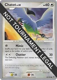 Chatot - 2008 (Jason Klaczynski) - World Championship Decks - Pokemon card