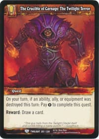 The Crucible of Carnage: The Twilight Terror - Twilight of the Dragons - WoW card