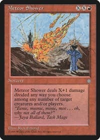 Meteor Shower - Ice Age - Magic: The Gathering card
