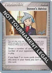 Steven's Advice - 2008 (Paul Atanassov) - World Championship Decks - Pokemon card