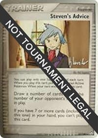 Steven's Advice - 2008 (Dylan Lefavour) - World Championship Decks - Pokemon card