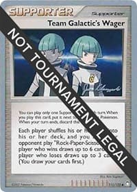 Team Galactic's Wager - 2008 (Jason Klaczynski) - World Championship Decks - Pokemon card