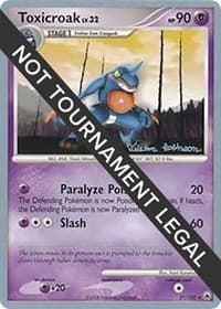 Toxicroak - 2008 (Tristan Robinson) - World Championship Decks - Pokemon card