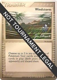 Windstorm - 2008 (Jason Klaczynski) - World Championship Decks - Pokemon card