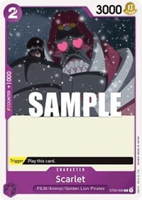 Scarlet - ST-05: Starter Deck 5 Film Edition - One Piece Card Game card