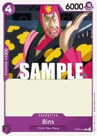 Bins - ST-05: Starter Deck 5 Film Edition - One Piece Card Game card